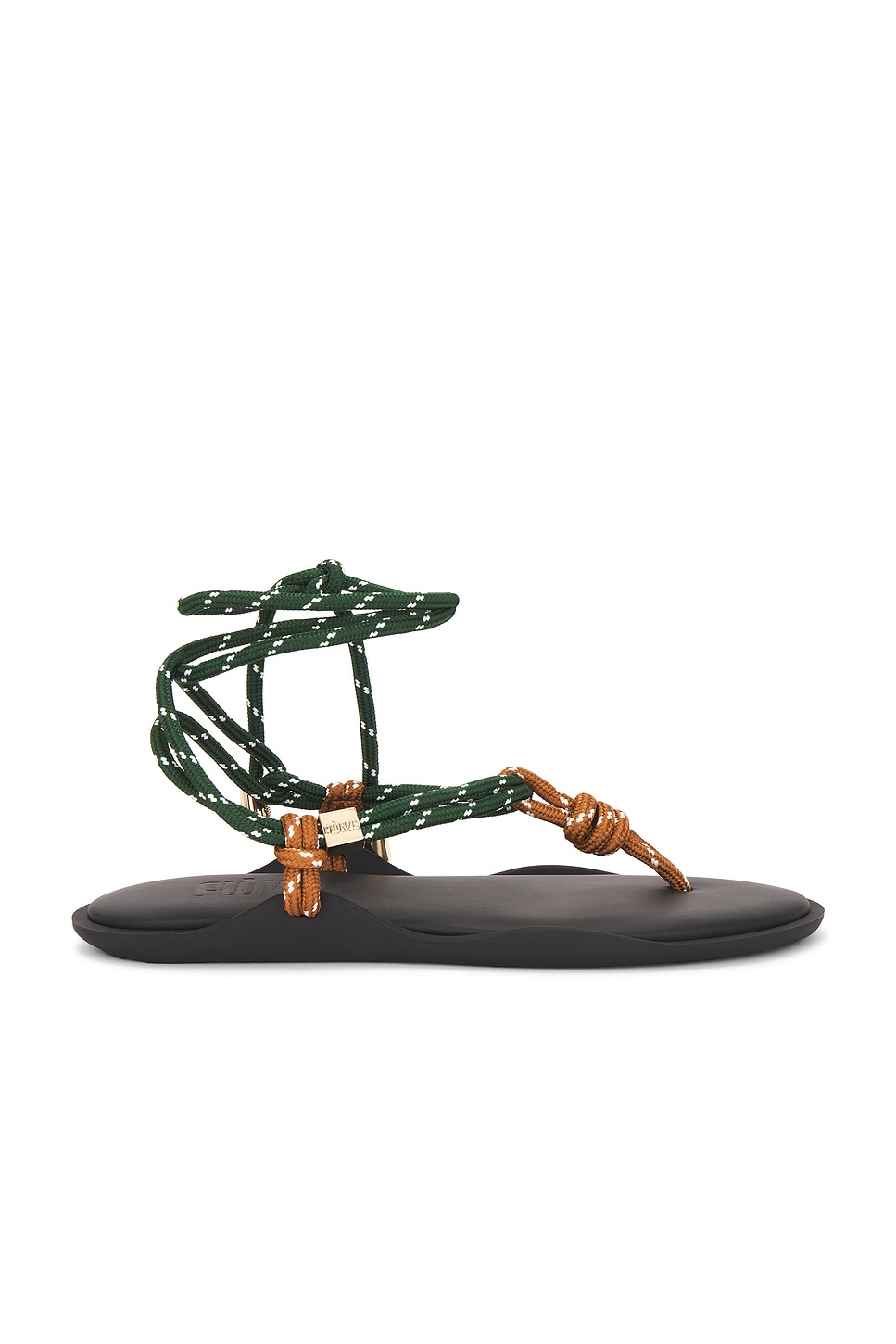 Flo Twin Sandal in Dark Green