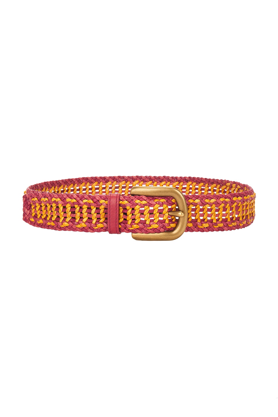 Woven Belt in Red