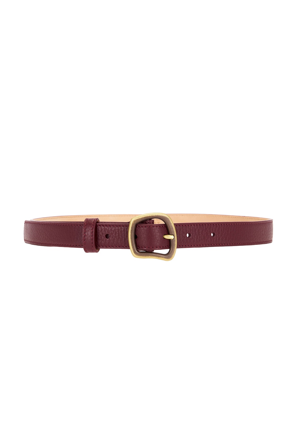 Small Simone Belt in Burgundy