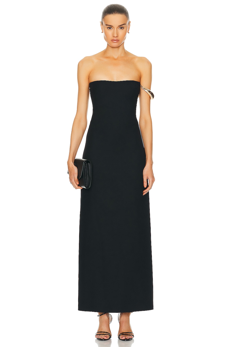 Image 1 of Gabriela Hearst Anica Dress in Black