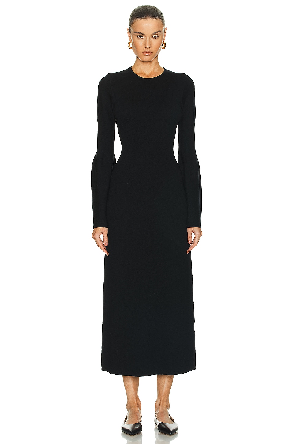 Image 1 of Gabriela Hearst Palanco Dress in Black