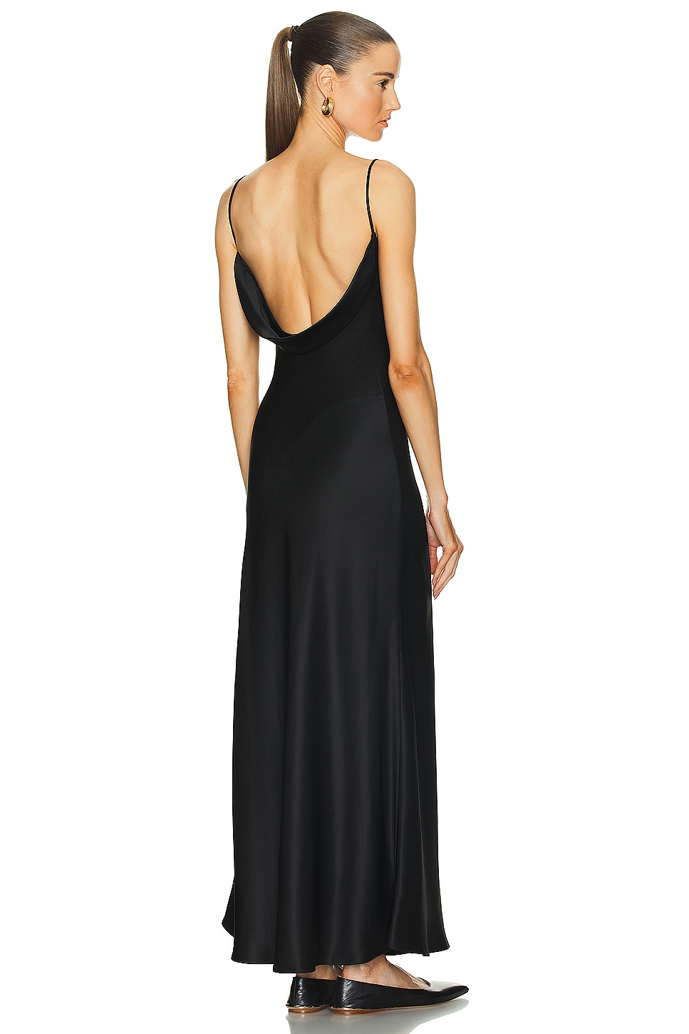 Image 1 of Gabriela Hearst Ainsley Dress in Black