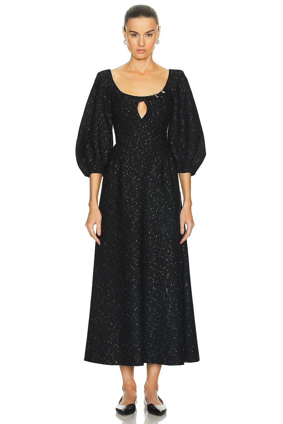Image 1 of Gabriela Hearst Madyn Dress in Black