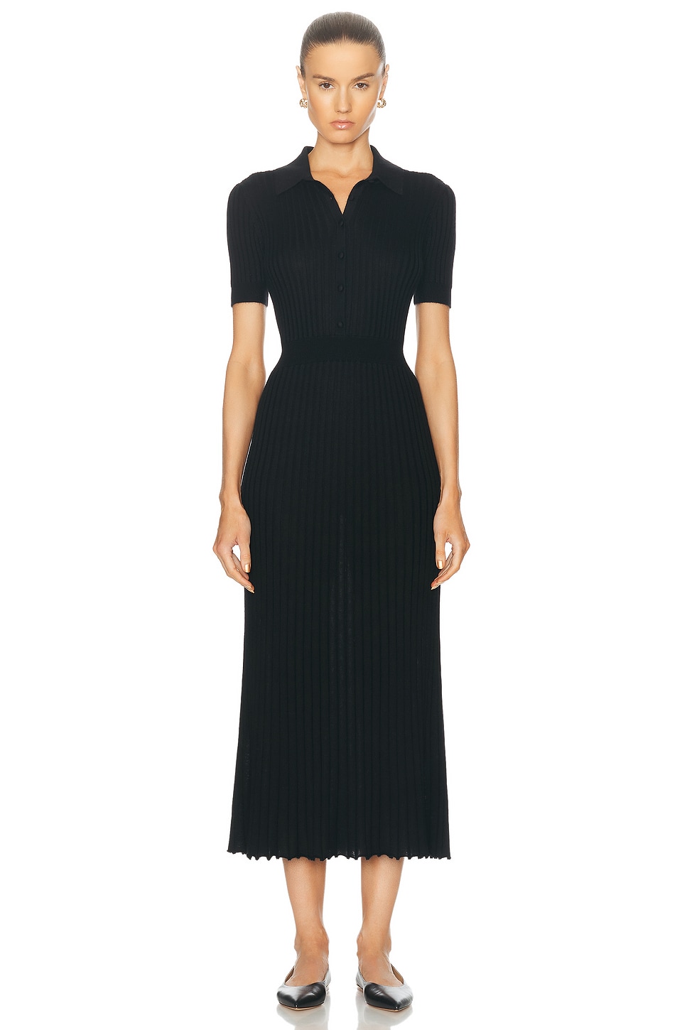 Image 1 of Gabriela Hearst Amor Dress in Black