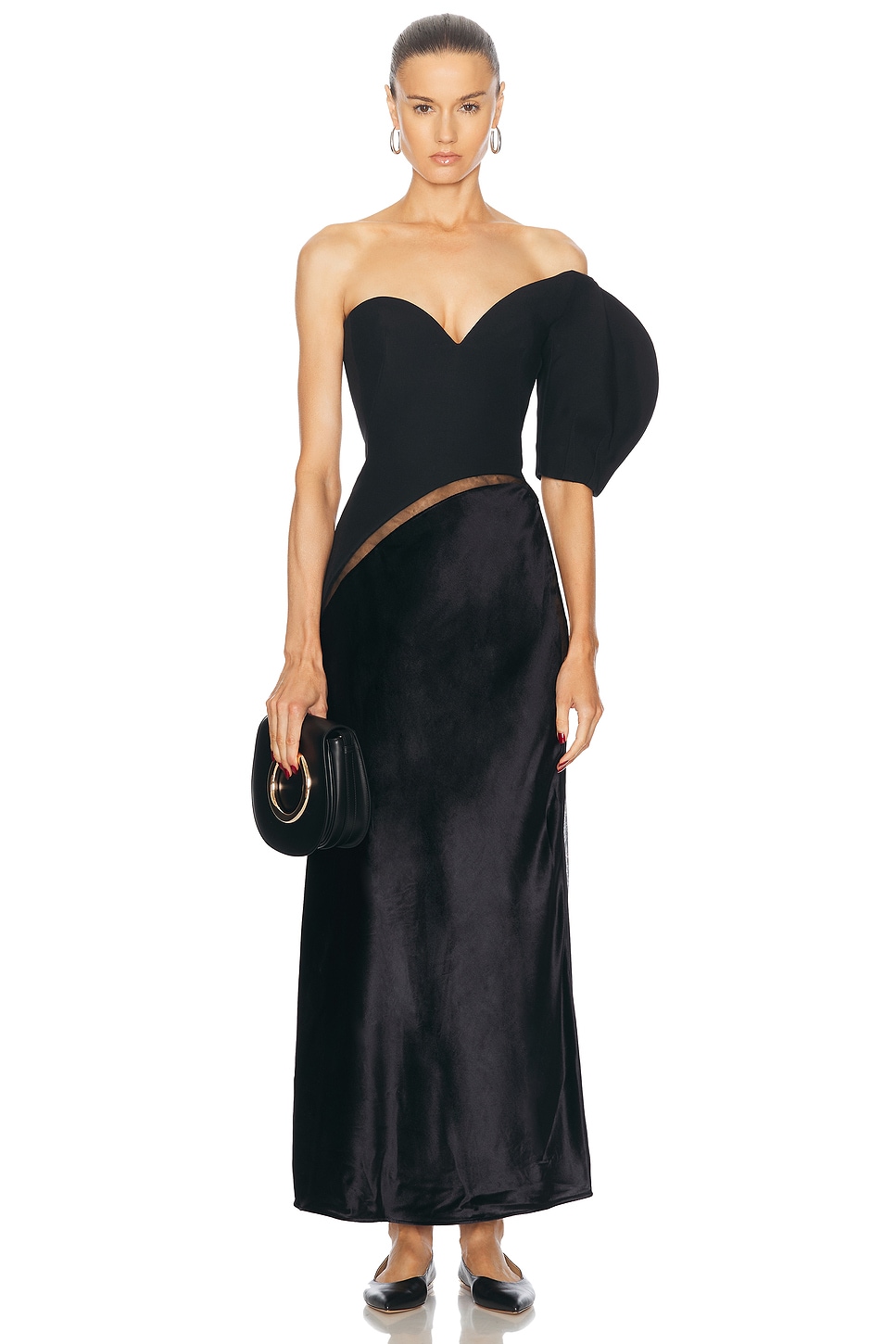 Image 1 of Gabriela Hearst Giulia Dress in Black