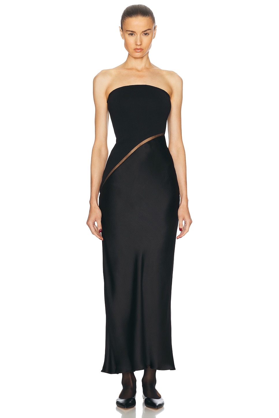 Image 1 of Gabriela Hearst Chiki Dress in Black