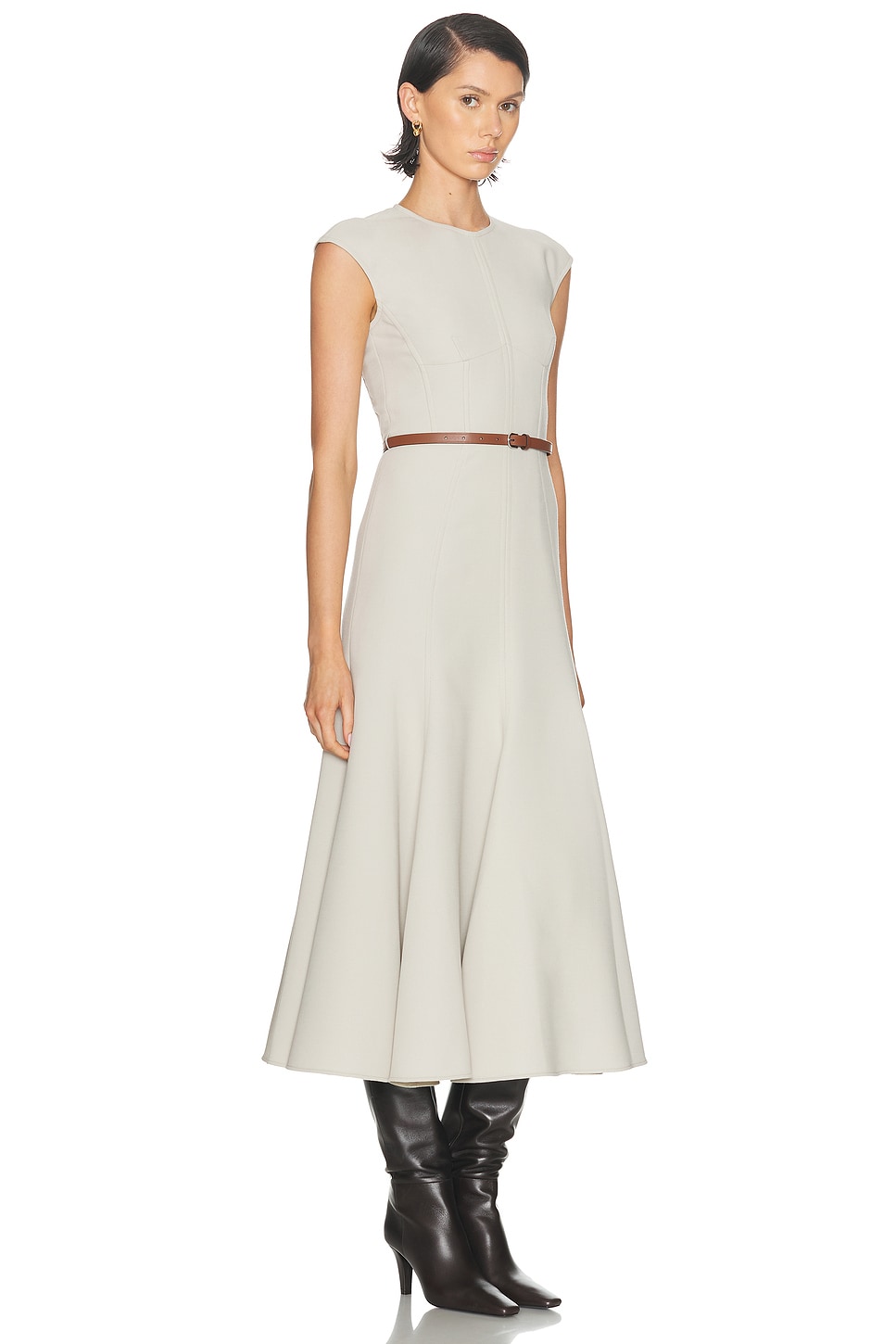 Gabriela Hearst Crowther Dress In Neutral