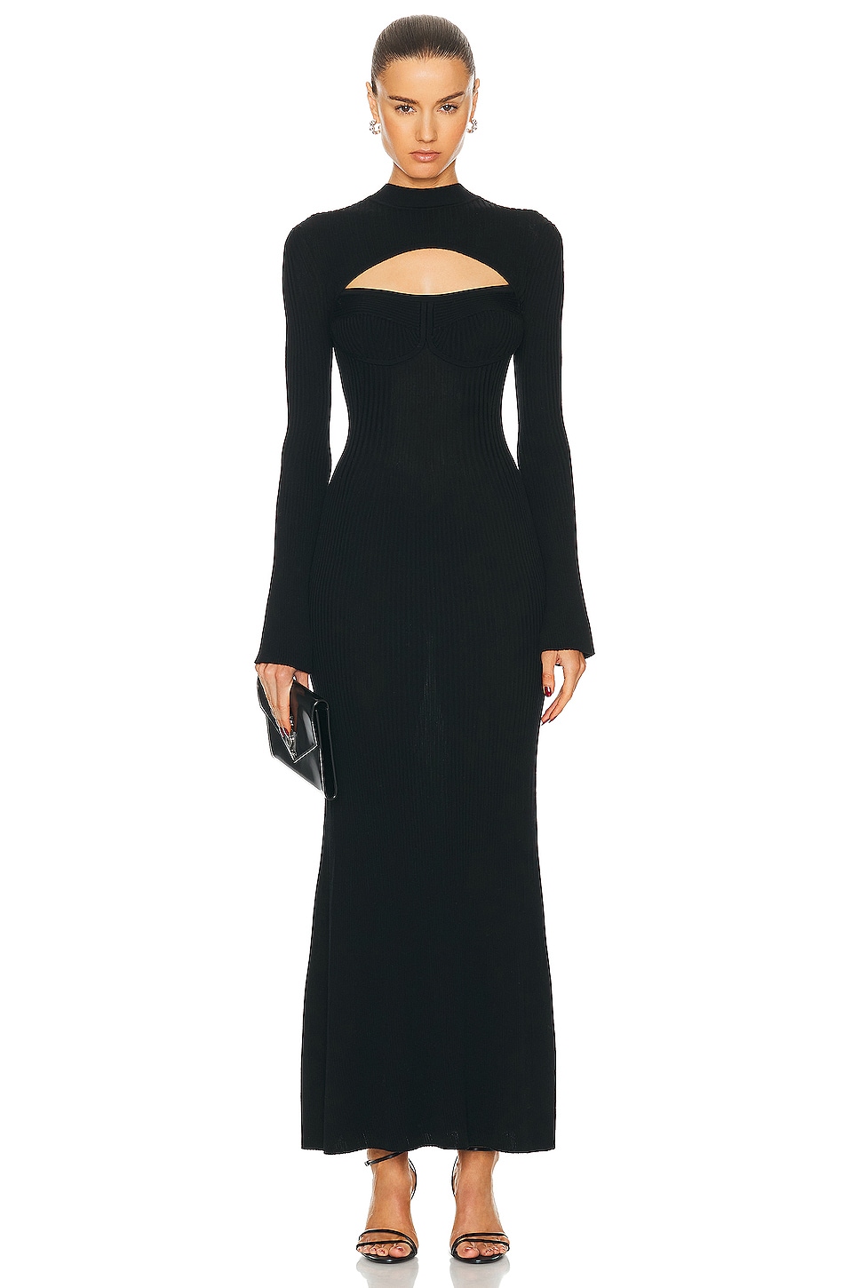 Image 1 of Gabriela Hearst Danica Dress in Black