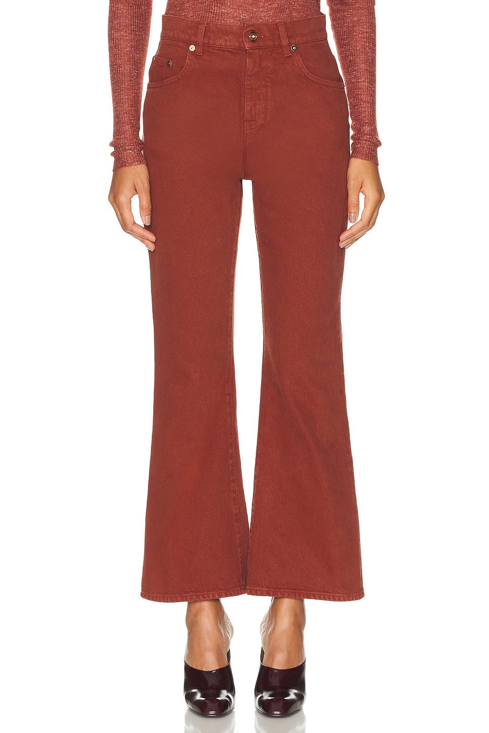 Ezra Bootcut in Brick