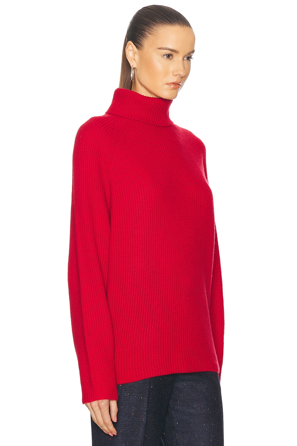 Shop Gabriela Hearst Wigman Sweater In Scarlet Red