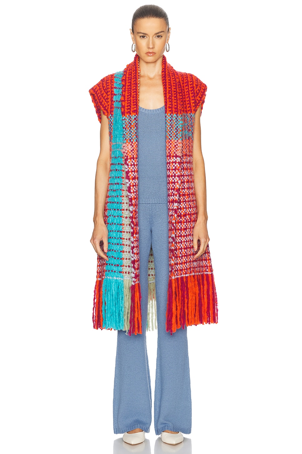 Image 1 of Gabriela Hearst Teagan Cardigan in Spice Multi