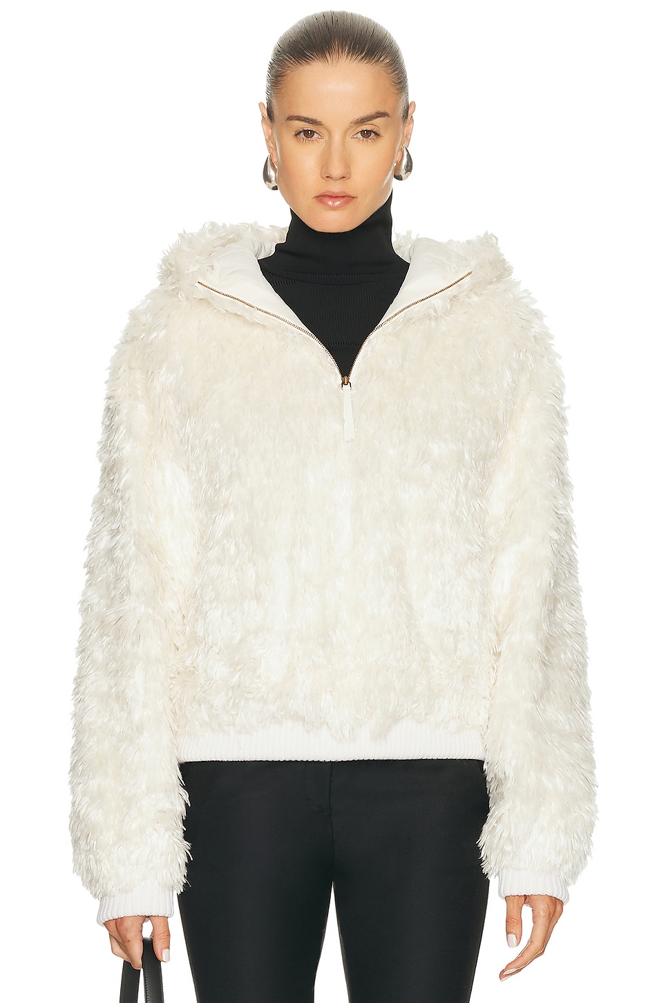 Image 1 of Gabriela Hearst Orlando Hoodie in Ivory