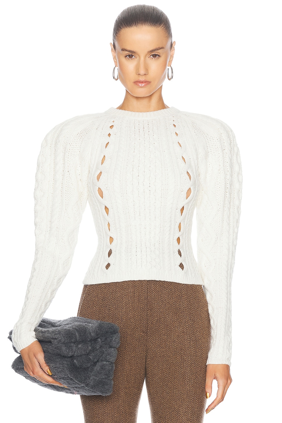 Image 1 of Gabriela Hearst Petersburg Sweater in Ivory