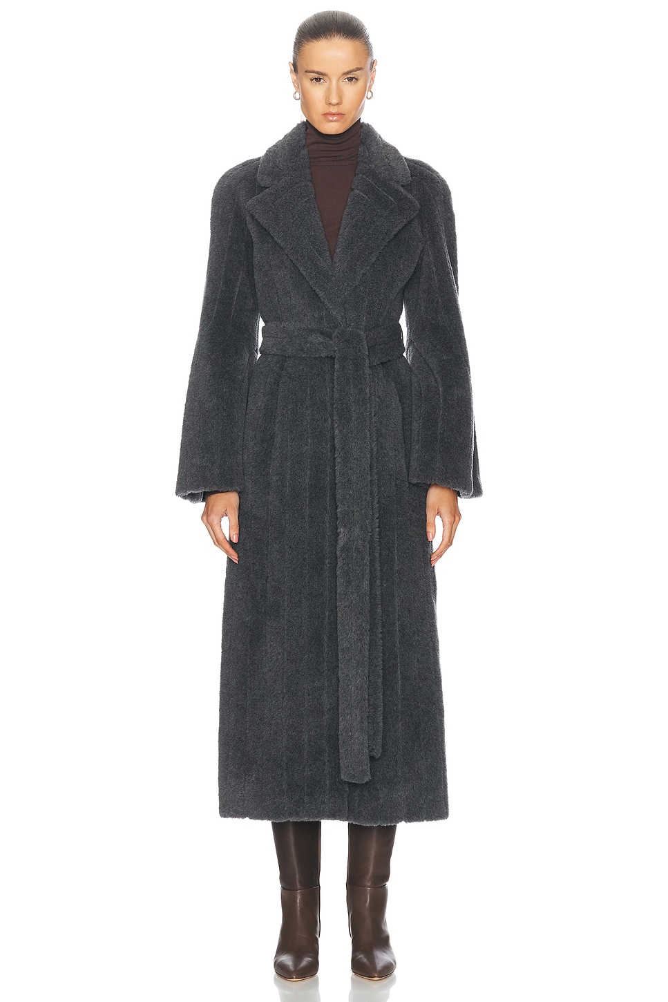 Image 1 of Gabriela Hearst Barring Coat in Dark Grey