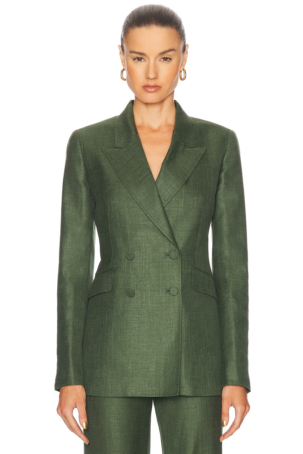 Gabriela Hearst Angela Wool-silk Blazer