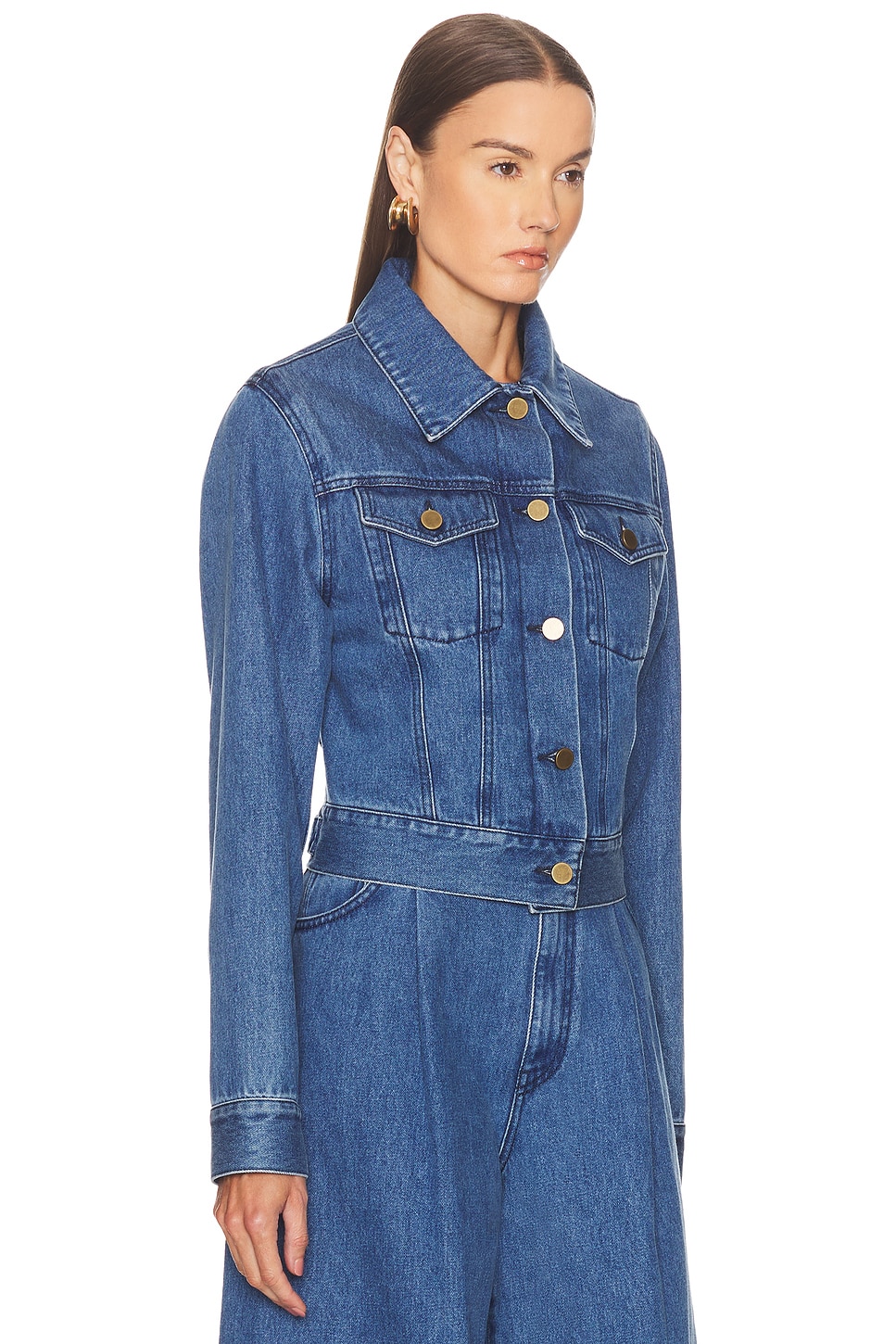 Gabriela Hearst Bronte Jacket In Blue