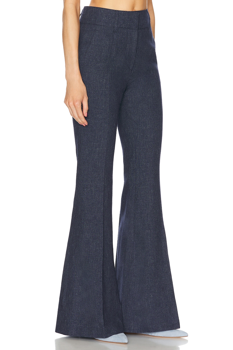 Shop Gabriela Hearst Rhein Pant In Navy