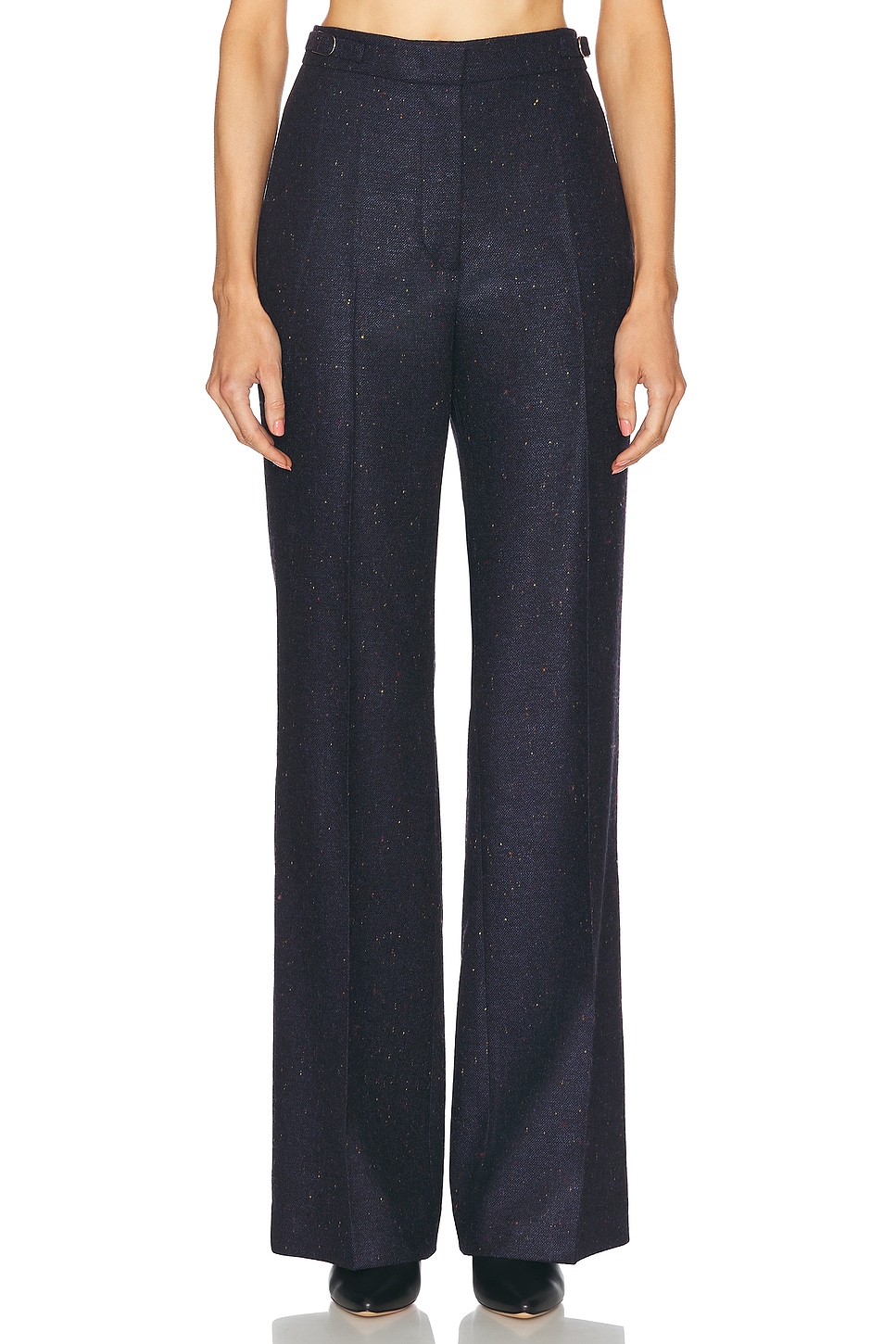 Image 1 of Gabriela Hearst Vest Pant in Dark Navy Multi