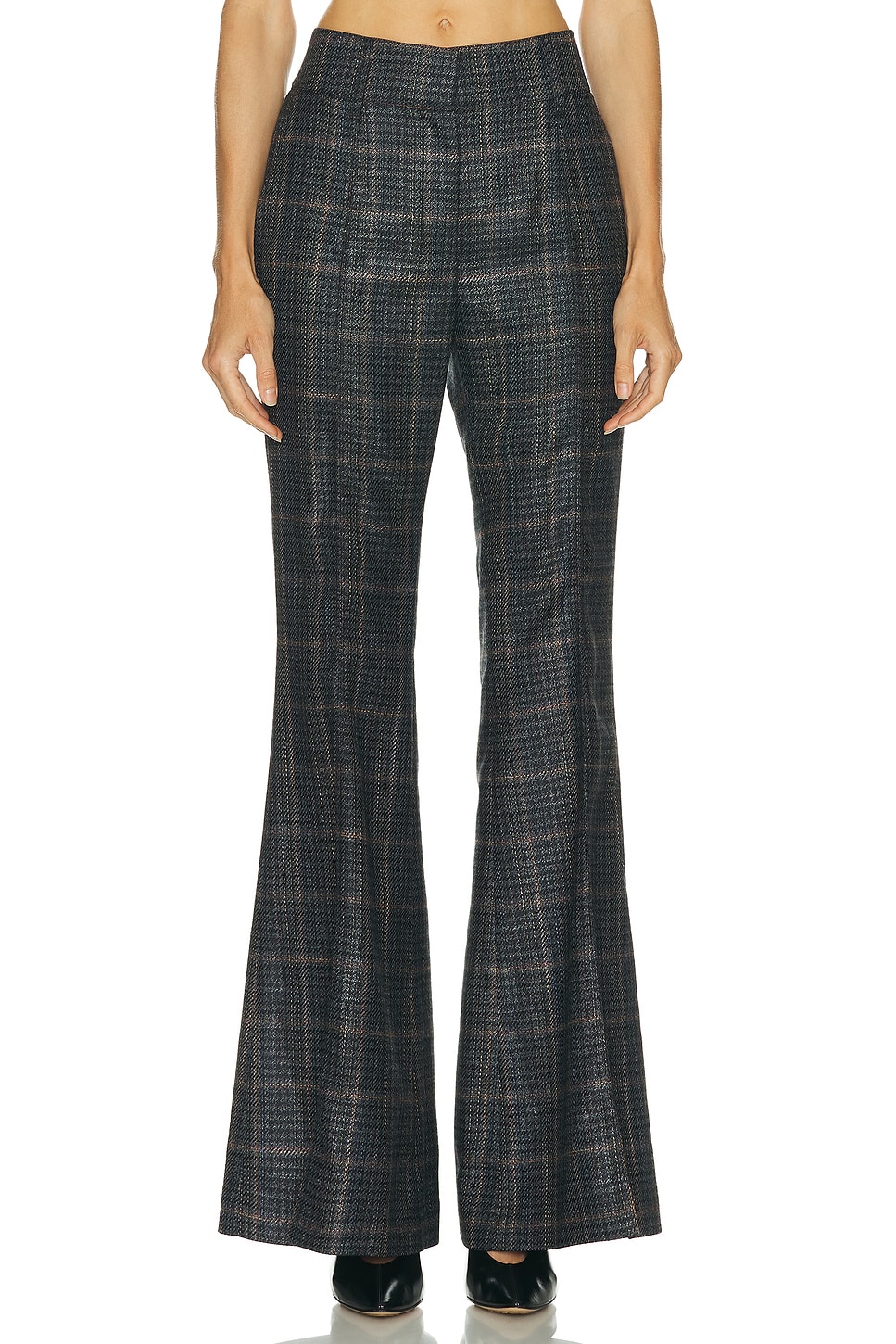 Image 1 of Gabriela Hearst Rhein Pant in Charcoal Multi