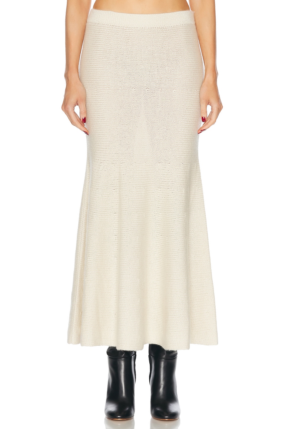 Image 1 of Gabriela Hearst Manni Skirt in Ivory