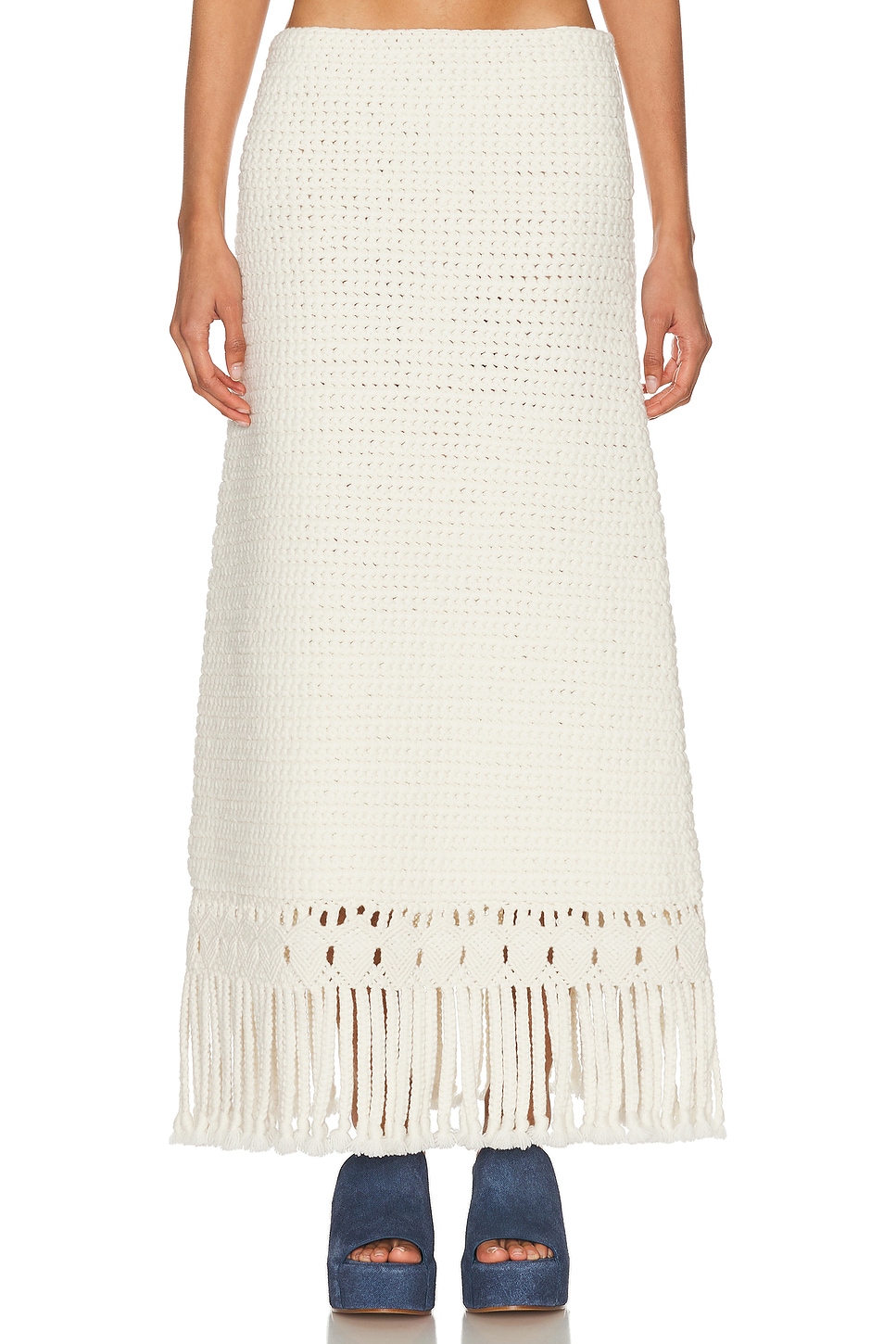 Image 1 of Gabriela Hearst Macha Skirt in Ivory