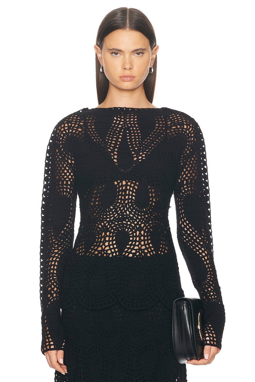 Image 1 of Gabriela Hearst Capps Top in Black