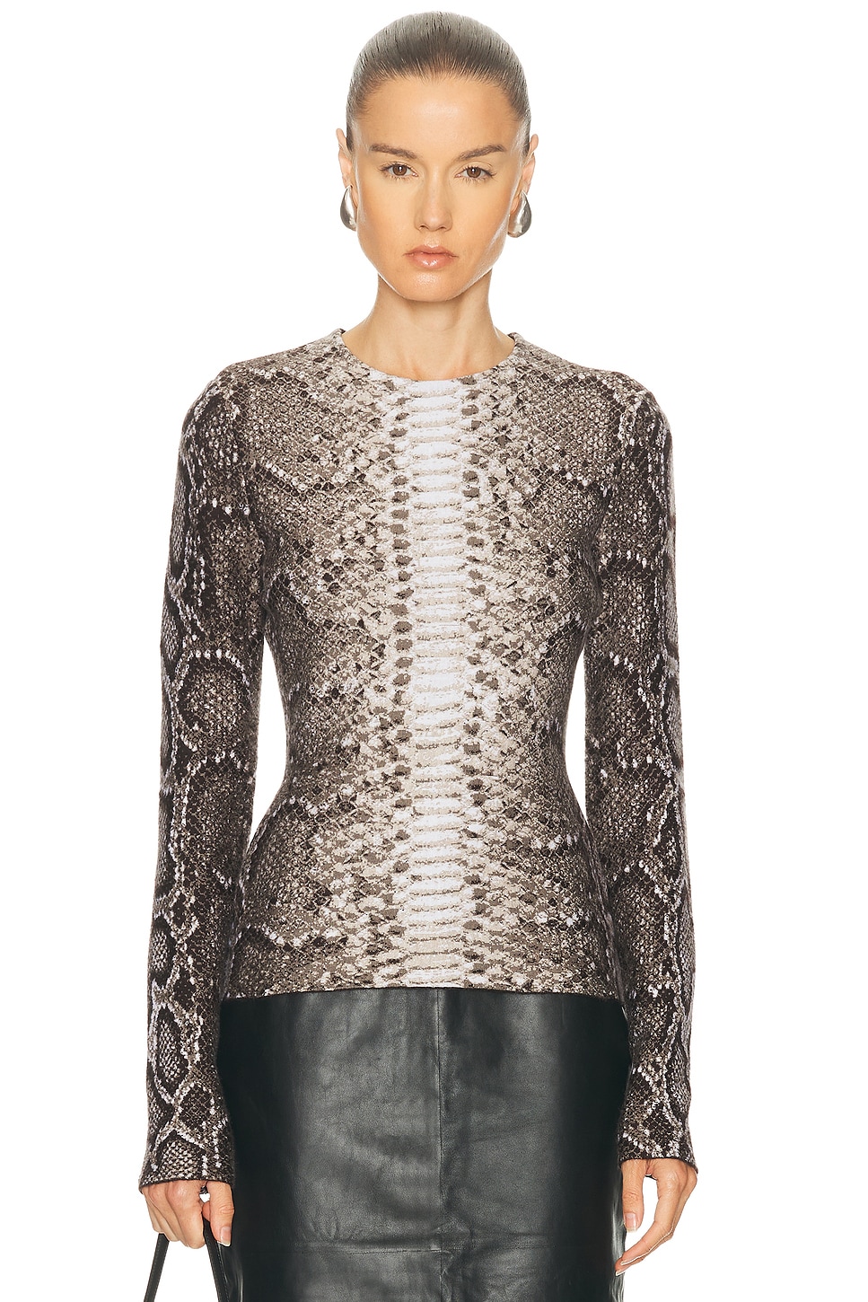 Gabriela Hearst Asha Top In Gray
