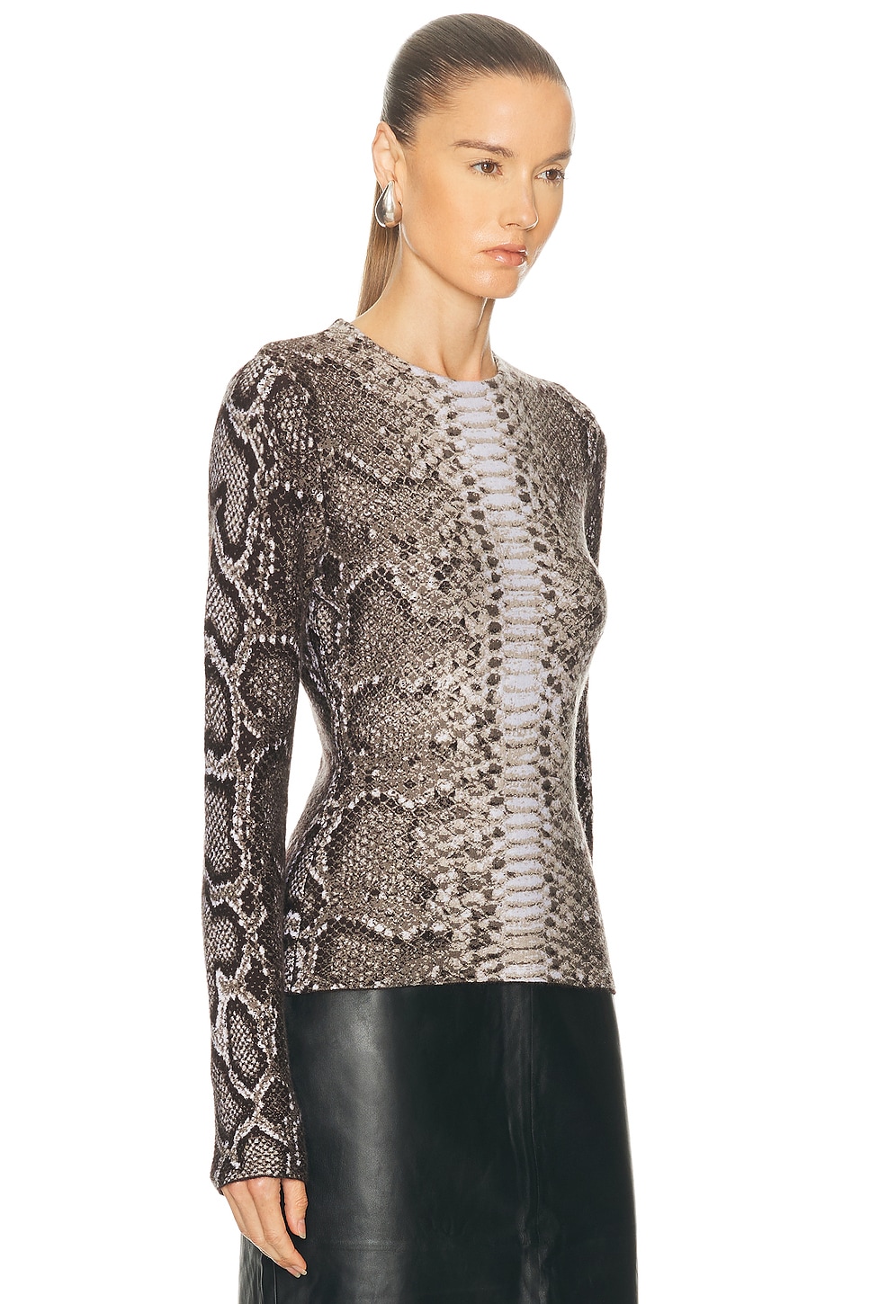 Gabriela Hearst Asha Top In Gray