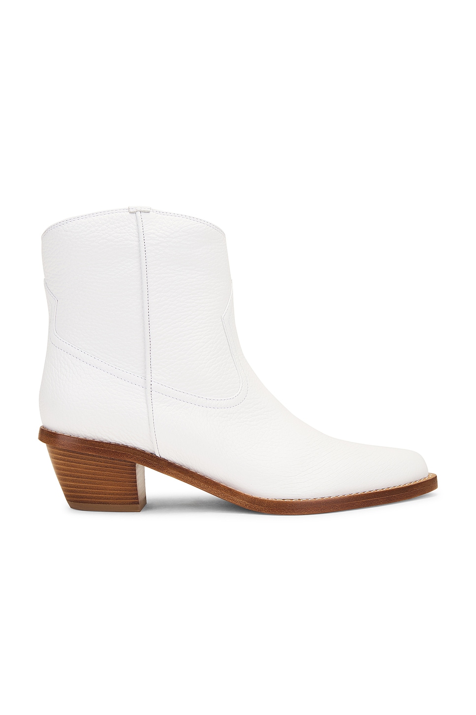 Shop Gabriela Hearst Leduc Boot In Ivory