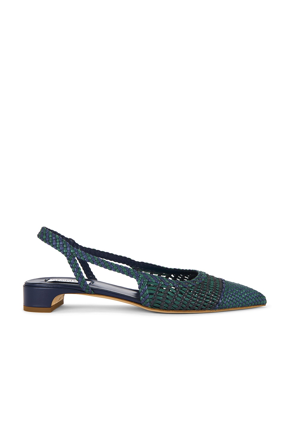 Image 1 of Gabriela Hearst Perro Slide in Navy Multi