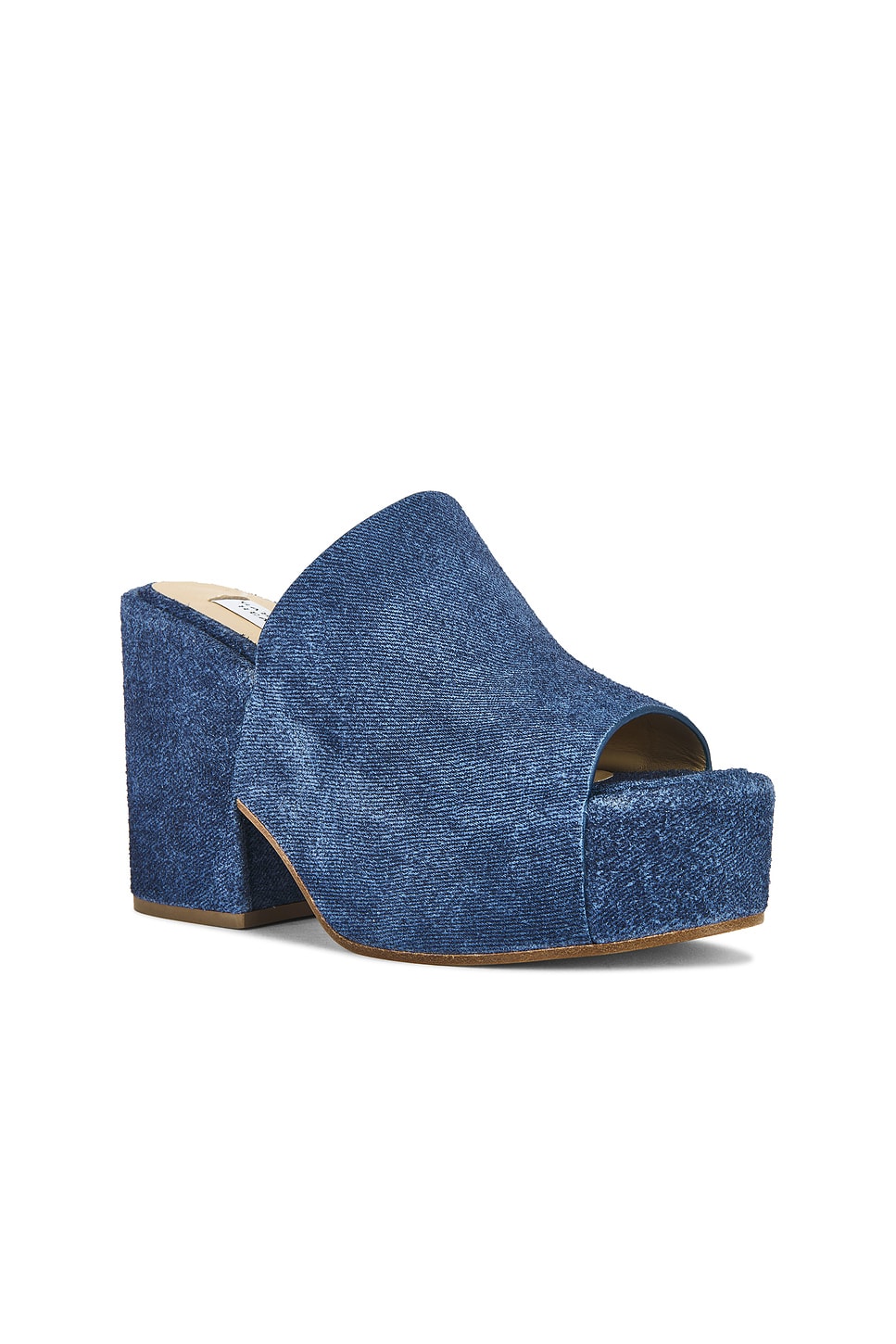 Gabriela Hearst Ares Mule In Medium Blue