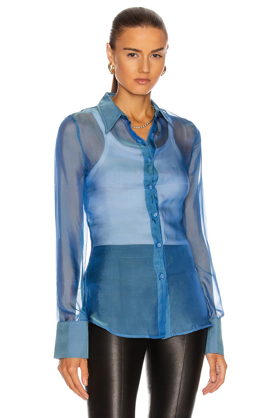 Image 1 of GEORGIA ALICE Slim Shirt in Blue