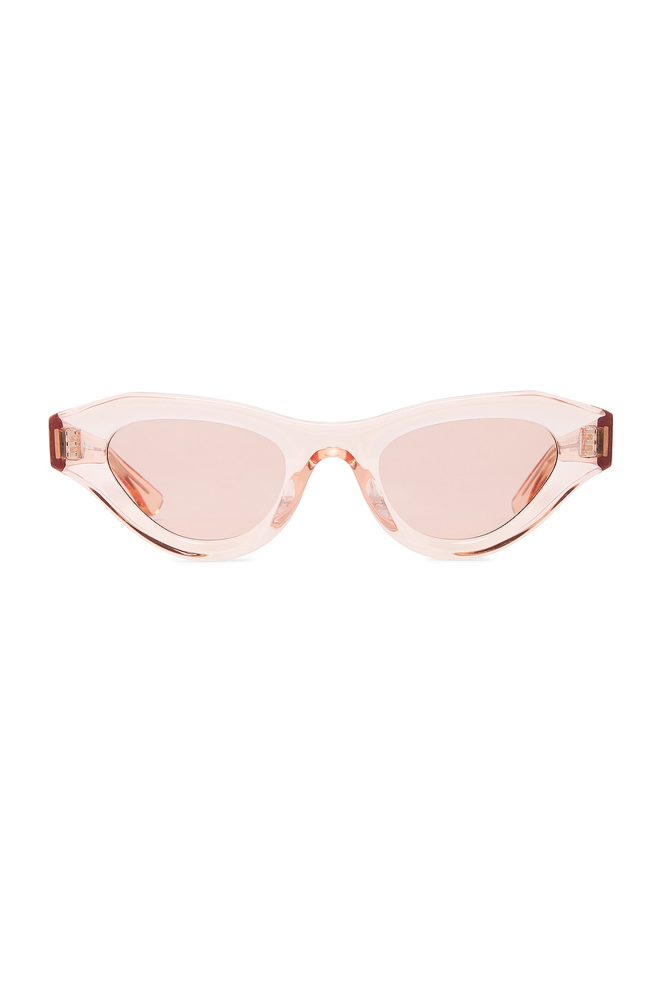 Shop Cult Gaia X Thierry Lasry Jaya Sunglasses In Translucent Pink