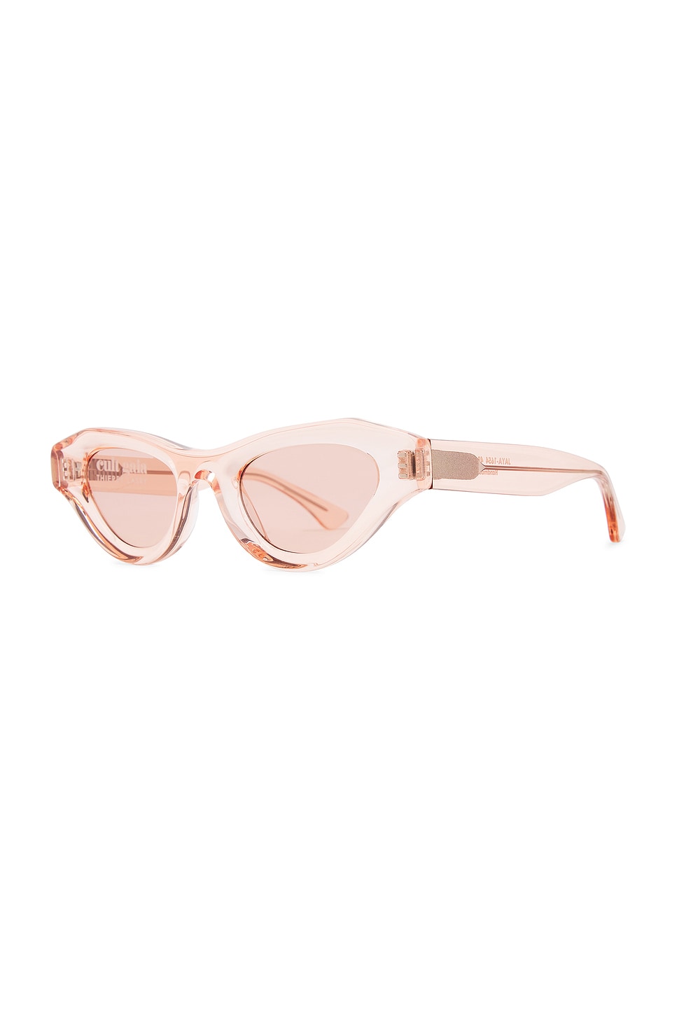 Shop Cult Gaia X Thierry Lasry Jaya Sunglasses In Translucent Pink