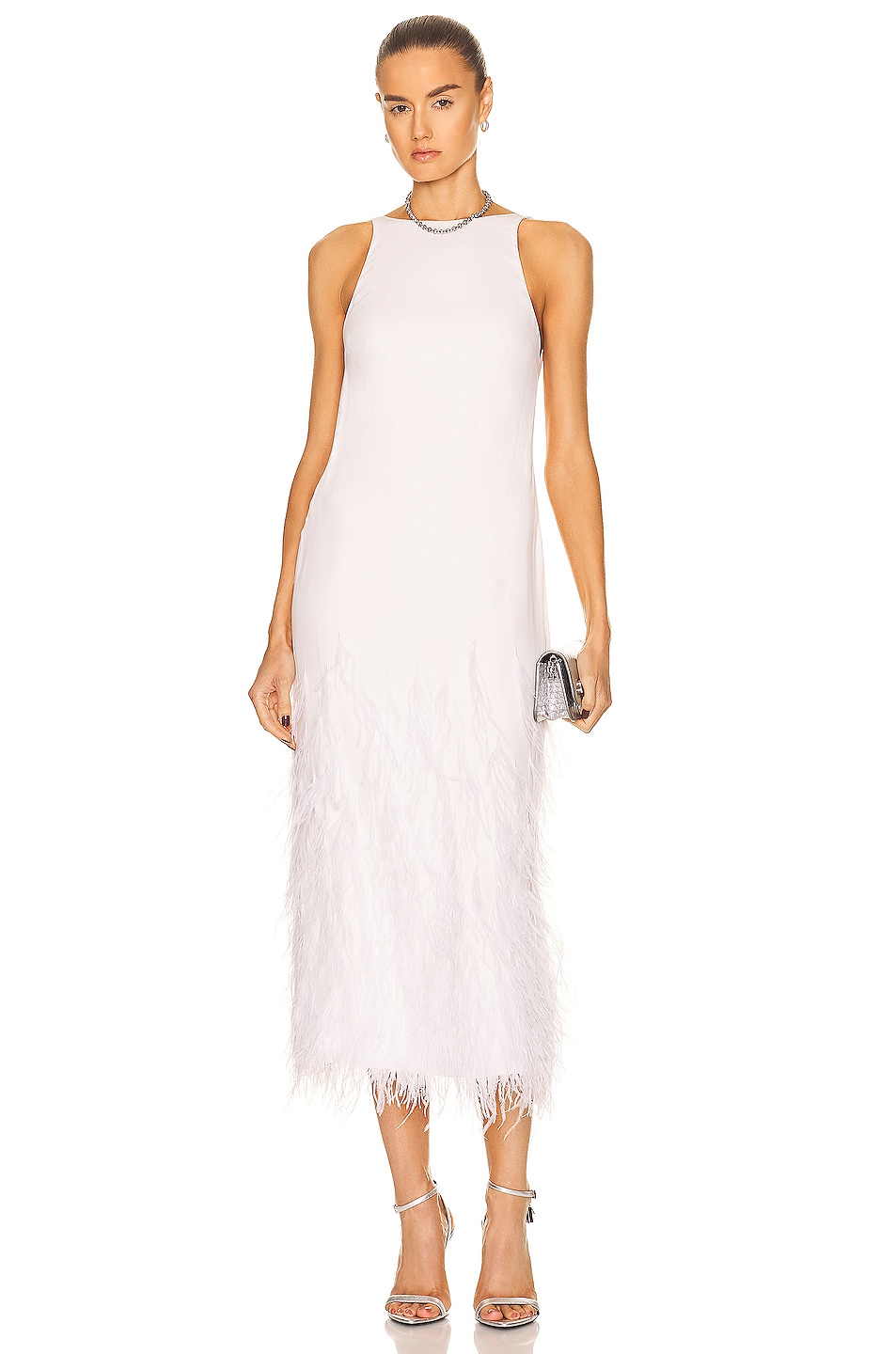 Image 1 of Cult Gaia Aja Gown in Off White