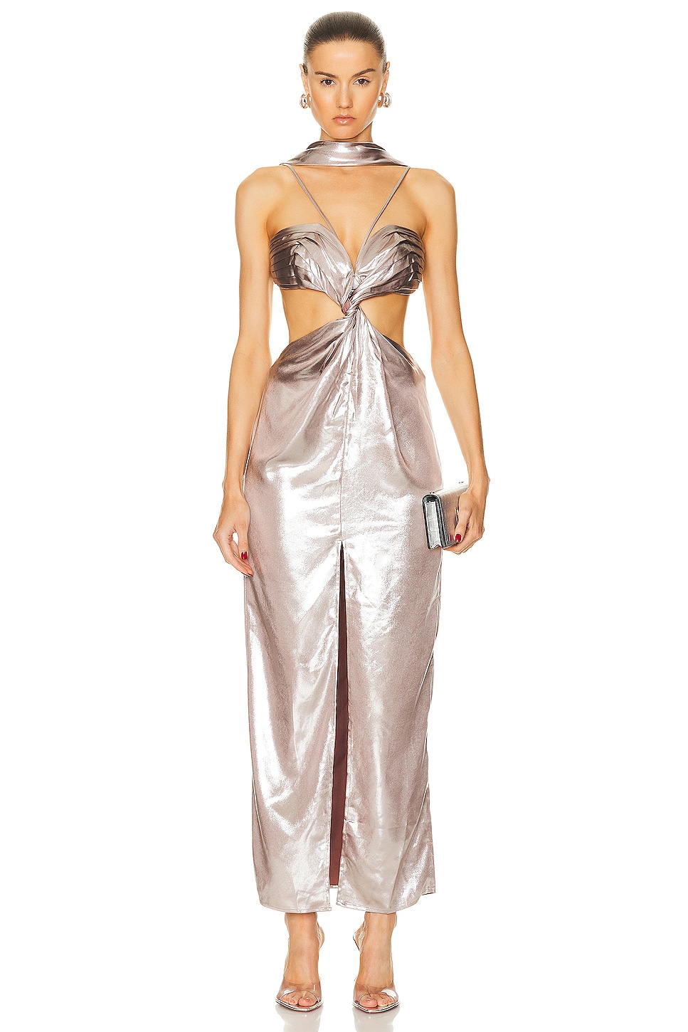 Image 1 of Cult Gaia Cody Gown in Cameo