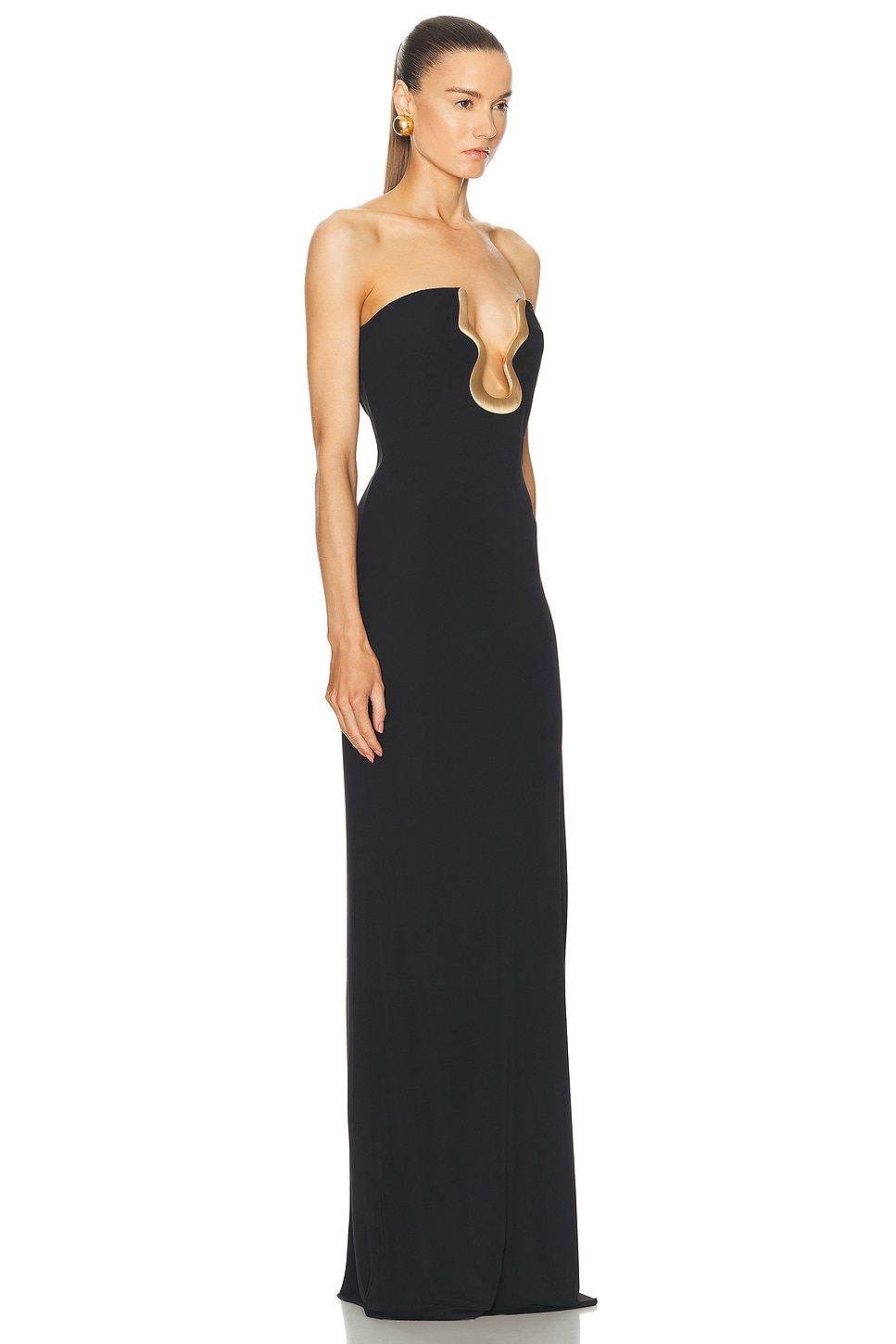 Shop Cult Gaia Abril Gown In Black