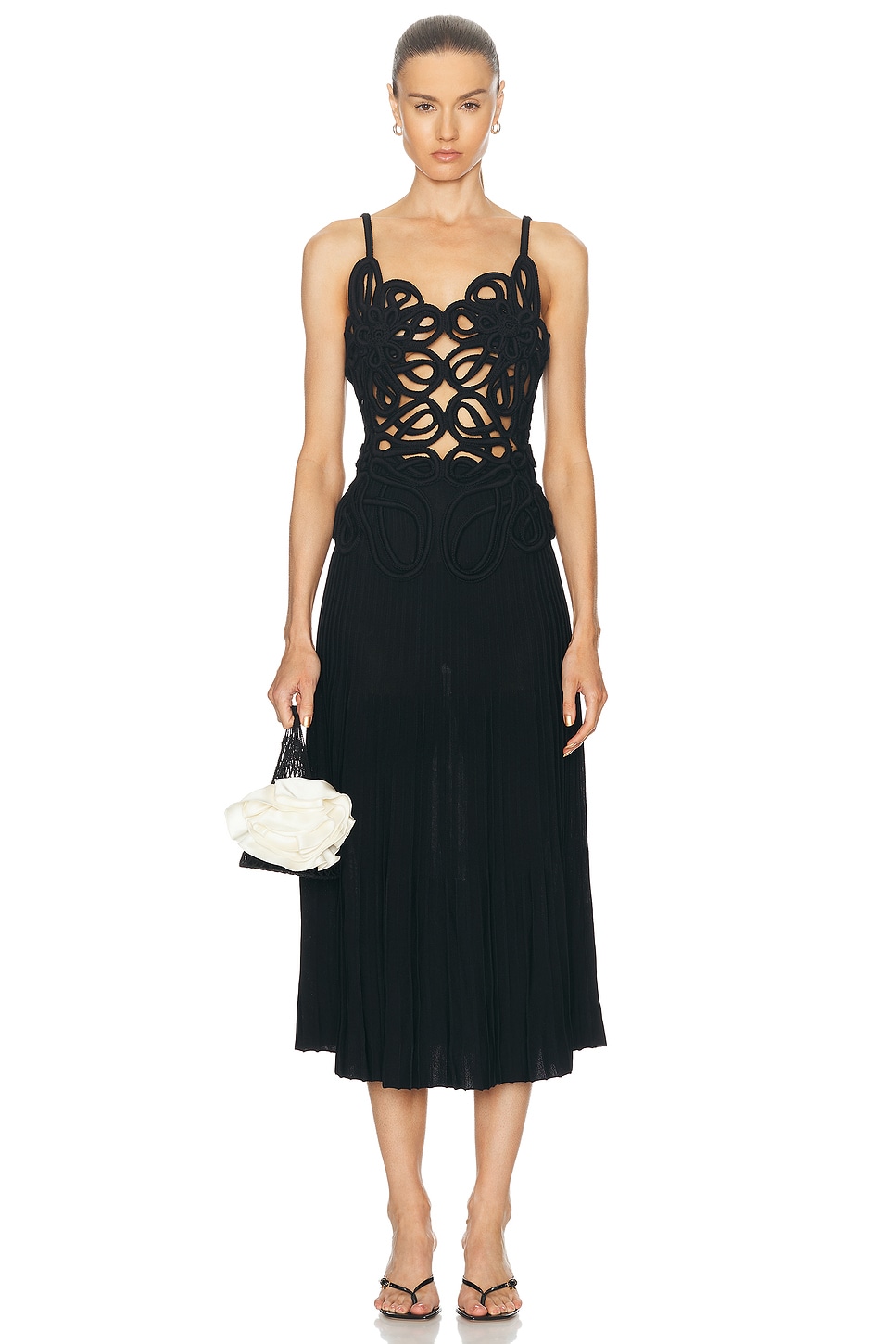 Nalda Knit Dress in Black