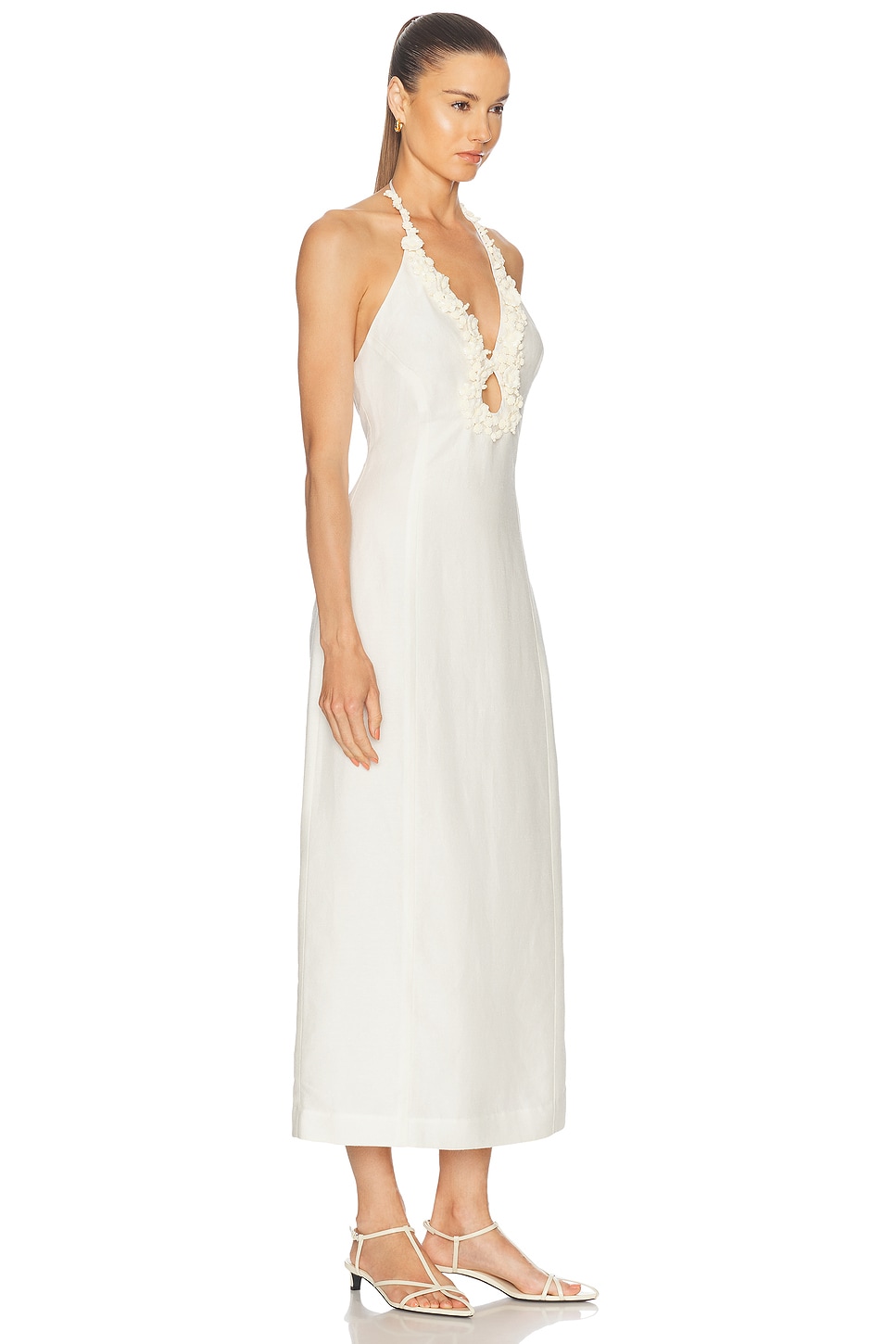 Cult Gaia Lena Dress In Off White