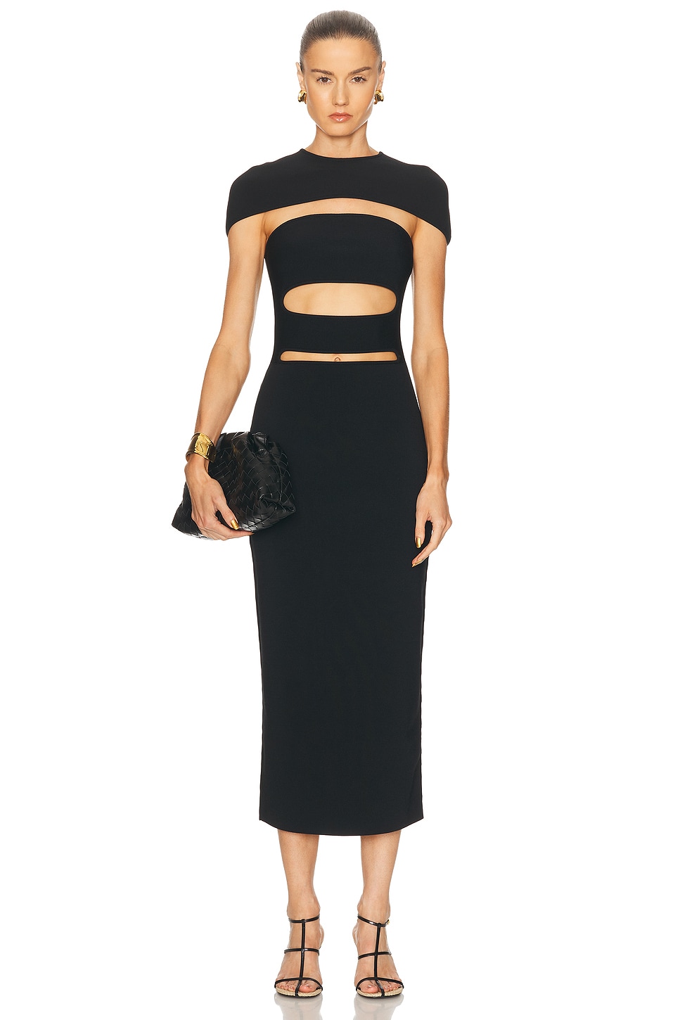 Rianna Knit Dress in Black