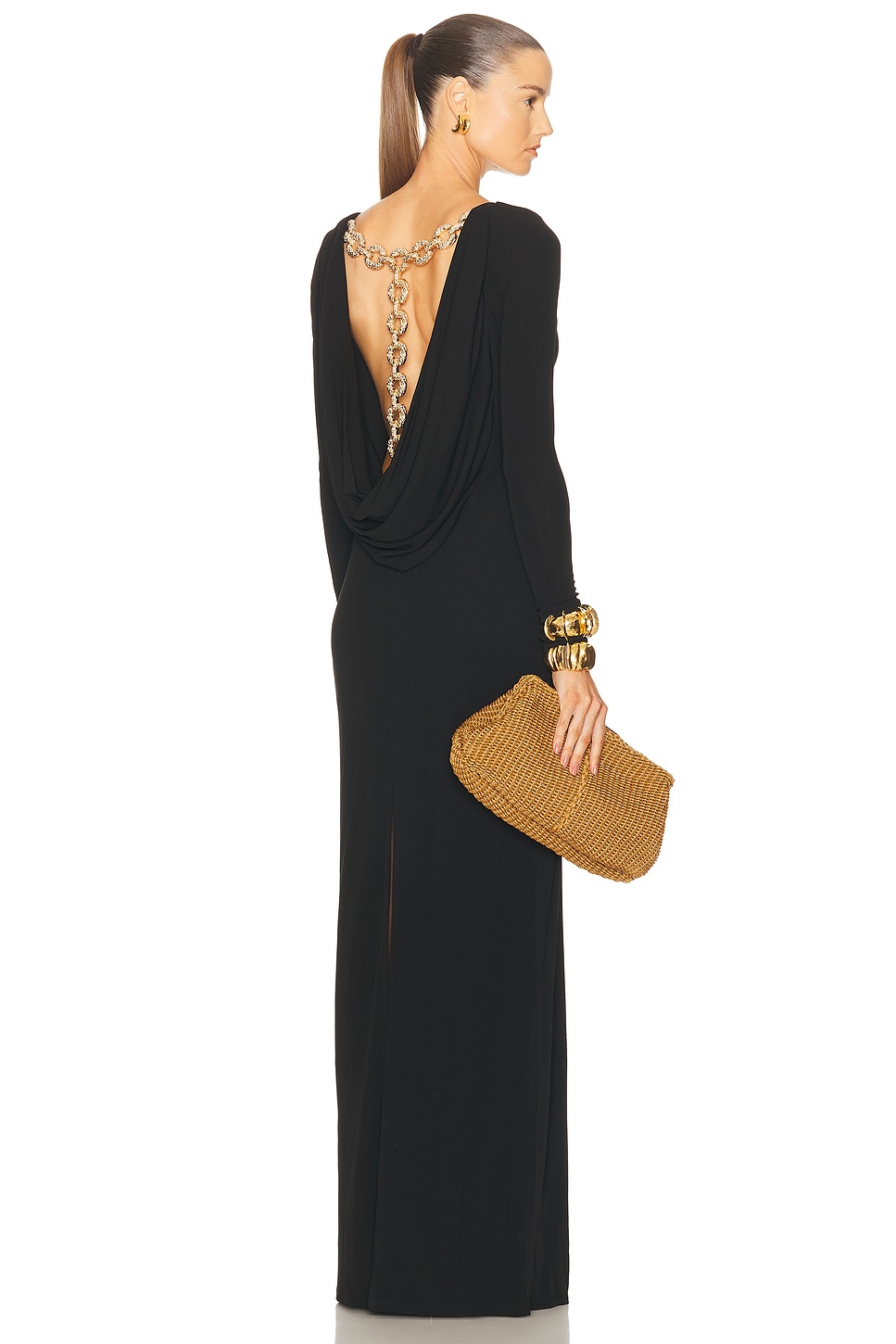 Image 1 of Cult Gaia Rozalia Gown in Black