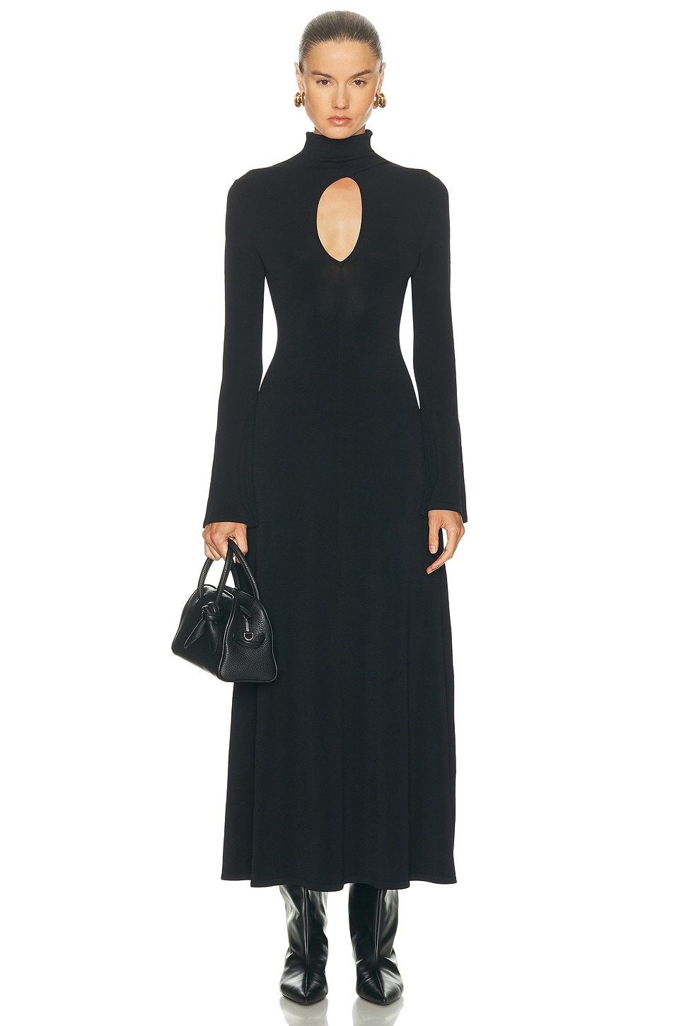 Cult Gaia Santo Dress In Black