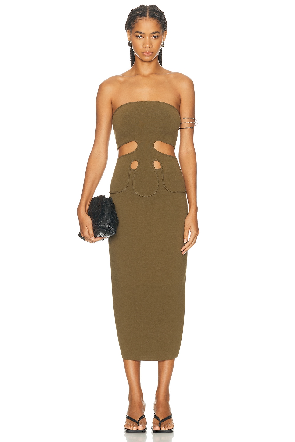 Image 1 of Cult Gaia Brunelo Dress in Rosemary