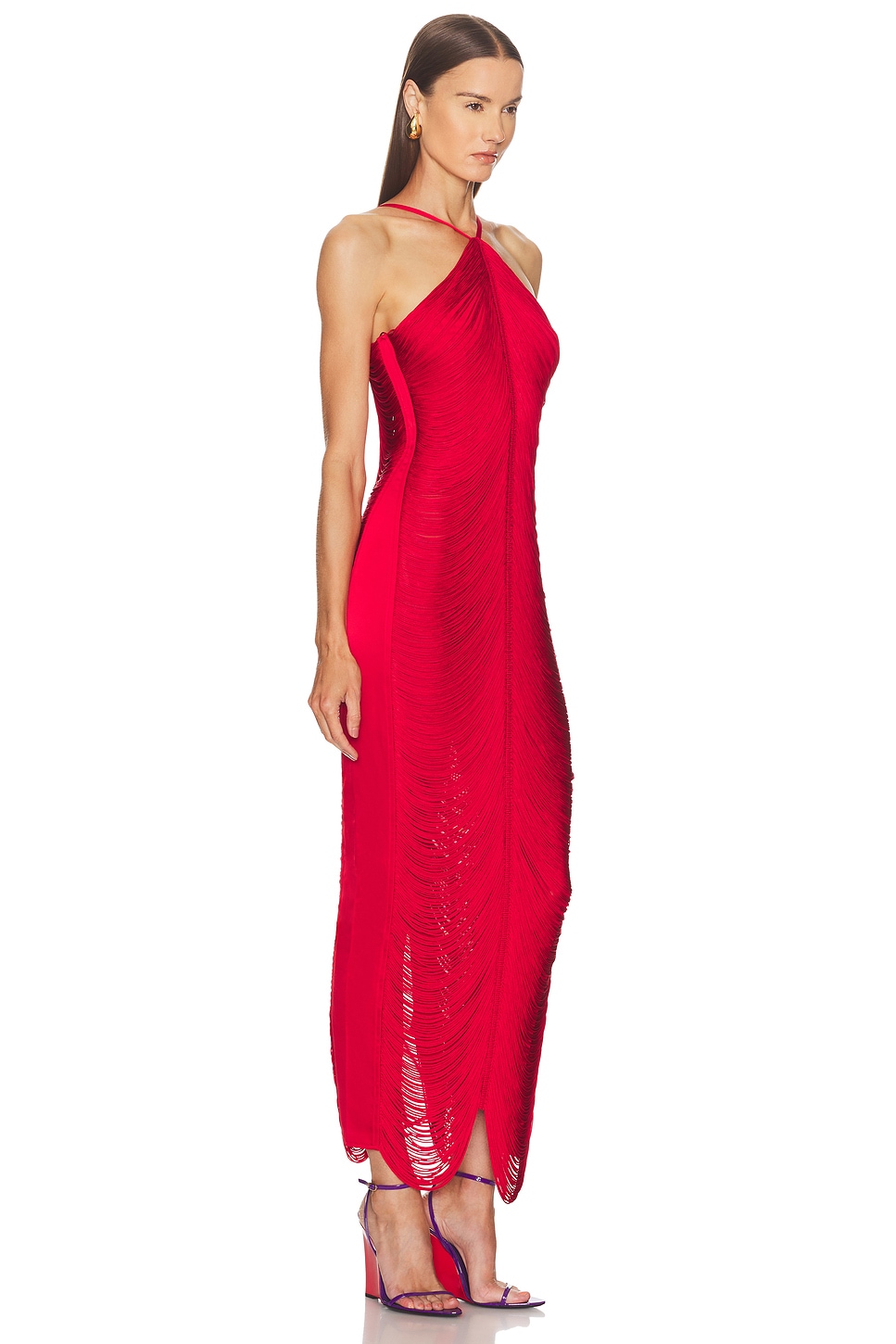 Cult Gaia Renata Gown In Red