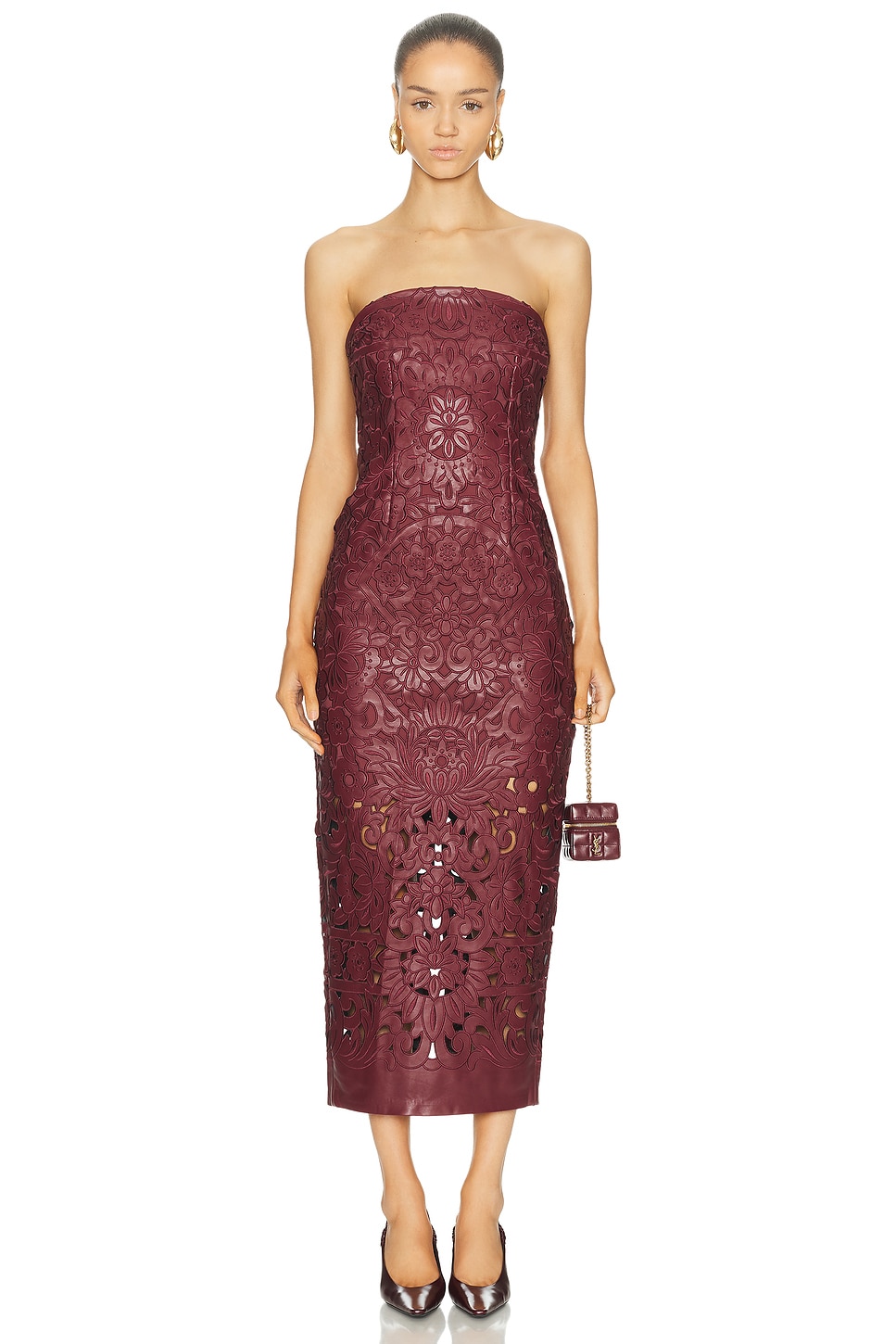 Image 1 of Cult Gaia Raylene Dress in Chianti