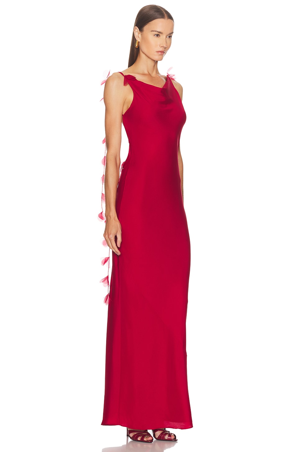 Image 3 of Cult Gaia Nymeria Gown in Merlot