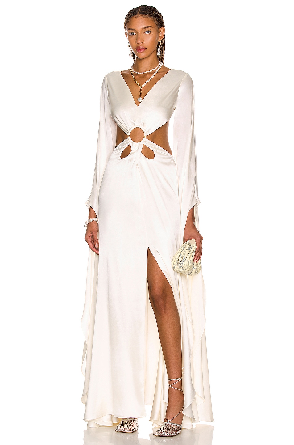 Image 1 of Cult Gaia Jasmin Gown in Off White