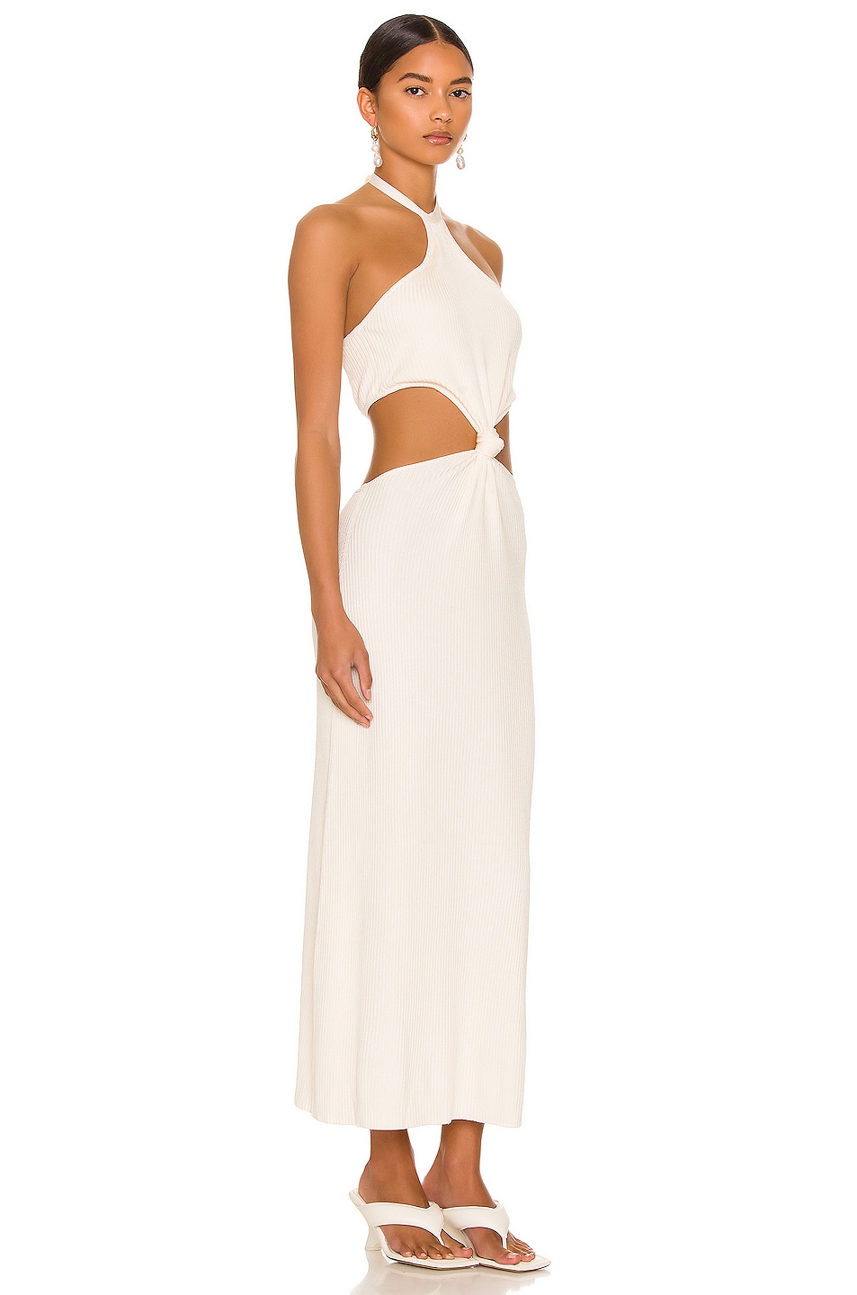 Gaia dress white