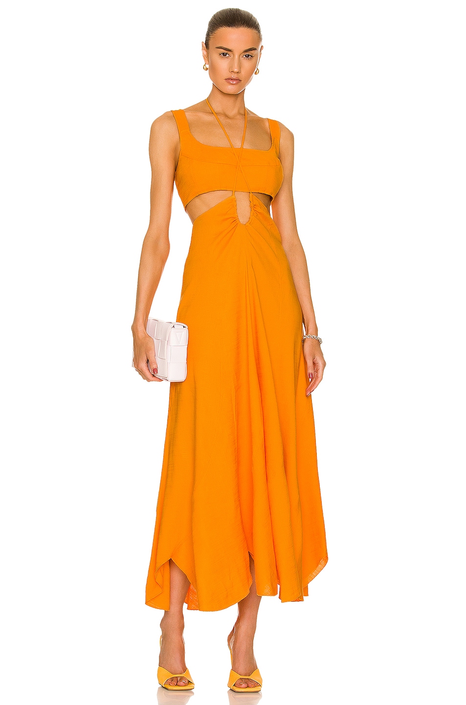 Image 1 of Cult Gaia Eileen Dress in Apricot