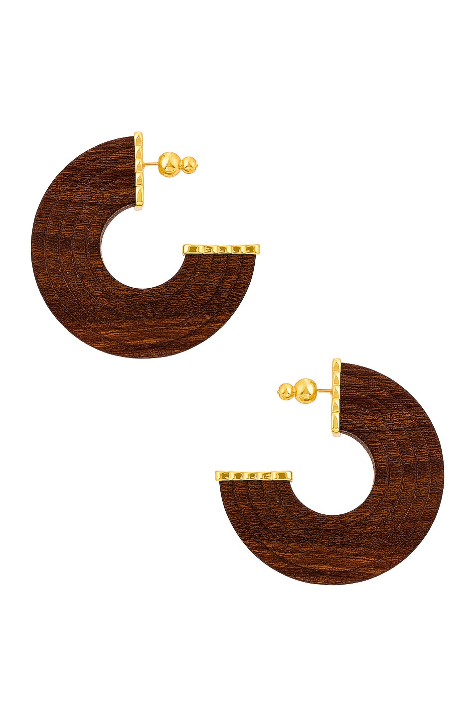 Image 1 of Cult Gaia Nava Earring in Chestnut